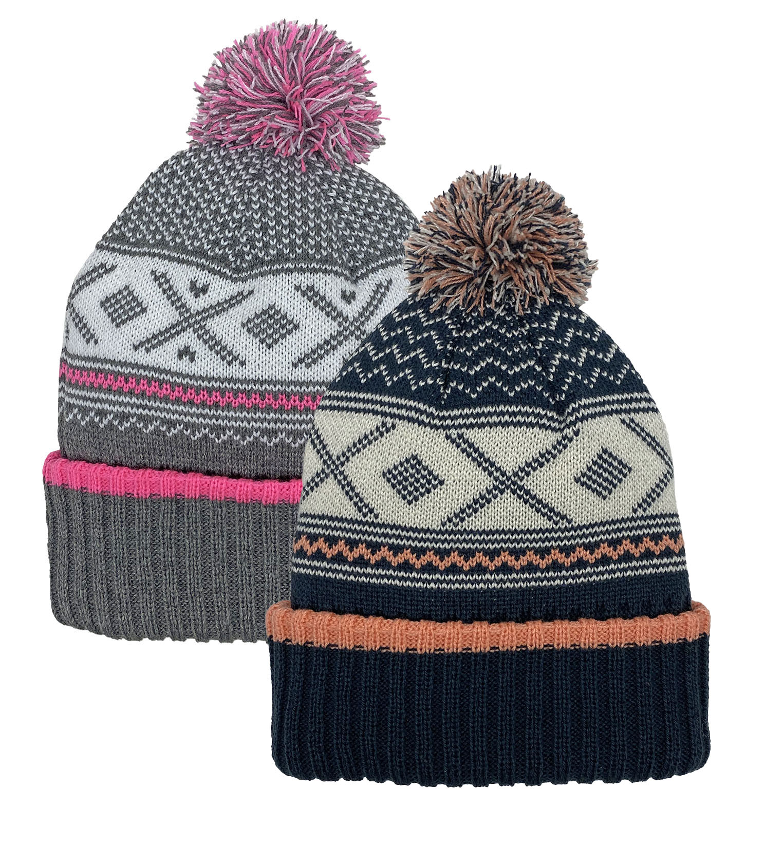 Oslo Nordic Design Cuff Cap - Ladies Winter Clearance